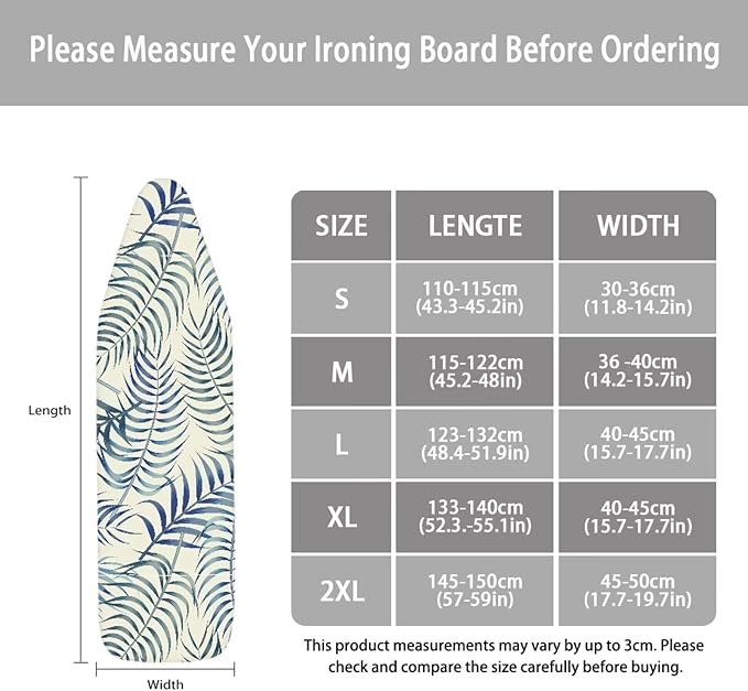 ZCFYGDX Easy Installation 15 x 54 Ironing Board Covers - Image 5