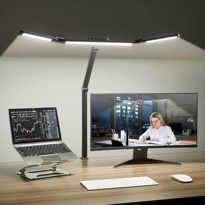 Honeywell Wide Desk Lamp with Clamp by HoneywellAirComfort
