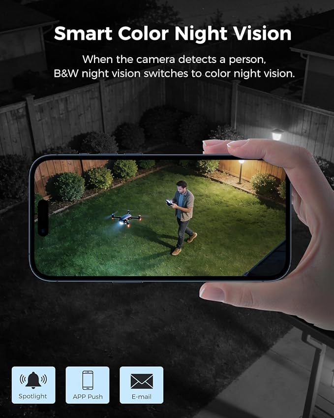 Hiseeu 3K 360°View PTZ Wired Security Camera System - Image 2