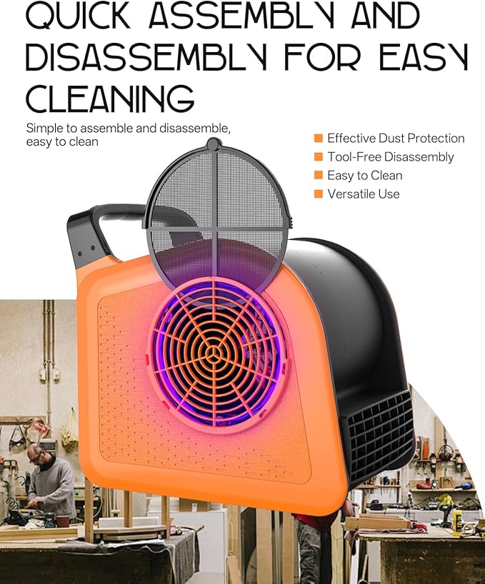 Puligoth Air Mover Blower Fan: High Velocity Floor Fans - Image 4