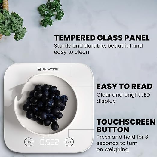 UNIWEIGH Kitchen and Bathroom Bundle-Digital food scale - Image 3
