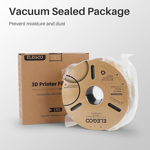 ELEGOO PLA Filament 1.75mm Marble Brick Red 1KG, Rock Stone 3D Printer Filament - Image 5