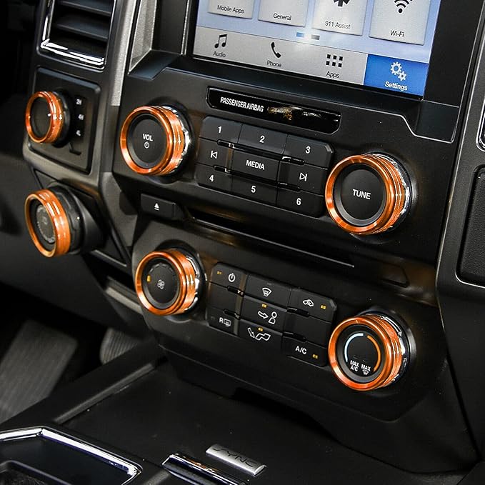 Knob Cover for F150 AC Climate Control Switch/Trailer/4WD/VOL/Tune Button - Image 7