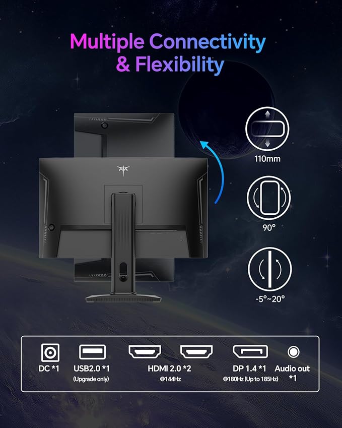 KTC 24 Inch Gaming Monitor 180Hz - Image 7