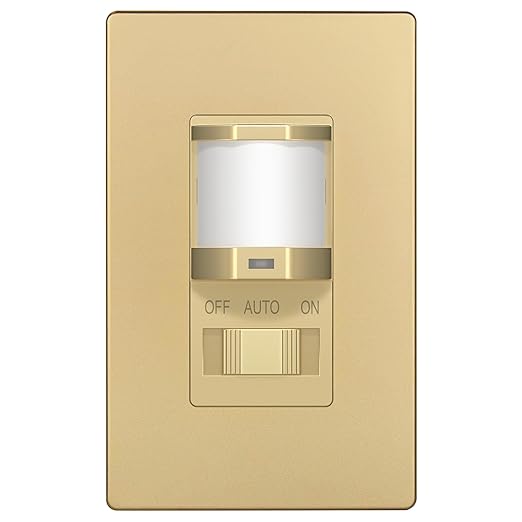 TOPGREENER Occupancy/Vacancy PIR Motion Sensor Light Switch, CDS Sensor by TOPGREENER