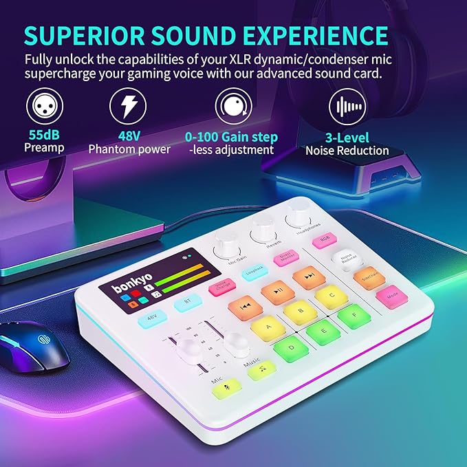 Bonkyo Gaming Audio Mixer & USB Interface - Image 2