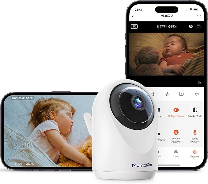 MAMAPRO Baby Monitor with Camera and Audio by MamaPro