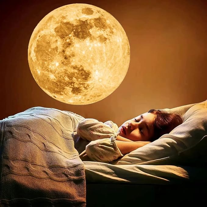 BODLYL Moon Projector Night Light, USB Powered 360 Degree Moon Lamp Romantic - Image 3