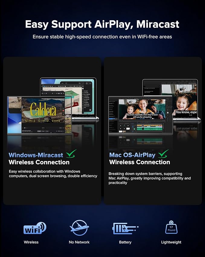 EVICIV Wireless Portable Monitor - Image 3