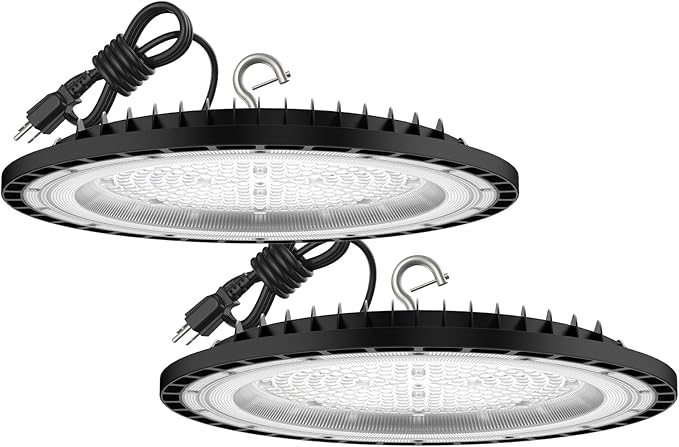 SOUTHLEVY 2 Pack UFO 200W LED High Bay Light, 5 ft Cable by SOUTHLEVY
