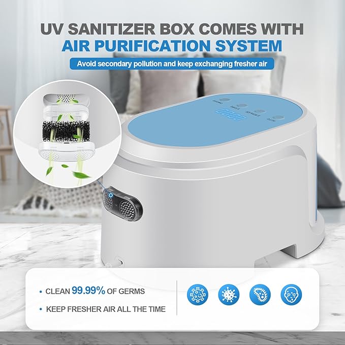 2025 Newest UV Sanitizer Box, for Portable Cleaner and Sanitizing Machine - Image 5