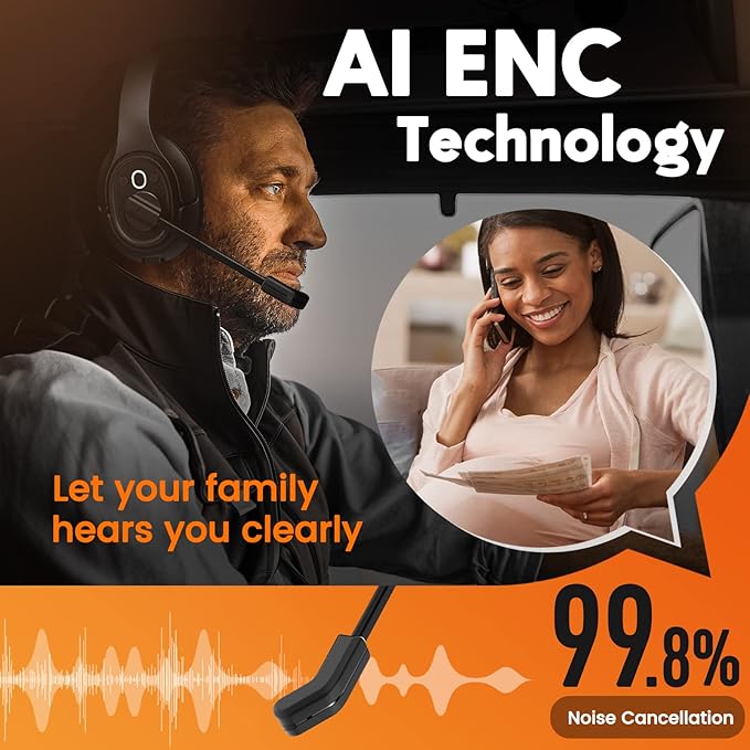 EKSA Trucker Bluetooth Headset - Image 3