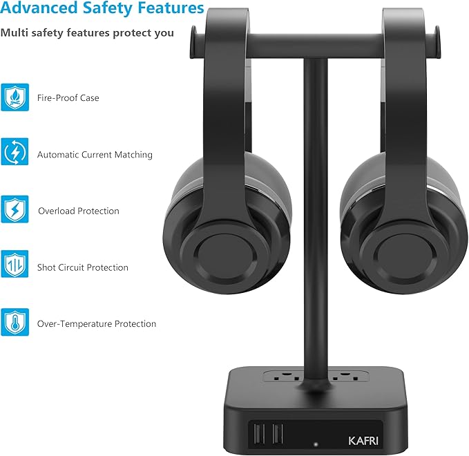 KAFRI Dual Headphone Stand - Image 4