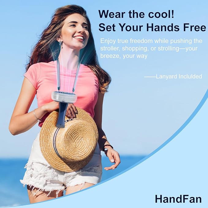 HandFan Upgraded Portable Handheld Misting Fan, Rechargeable Personal Mister Fan - Image 7