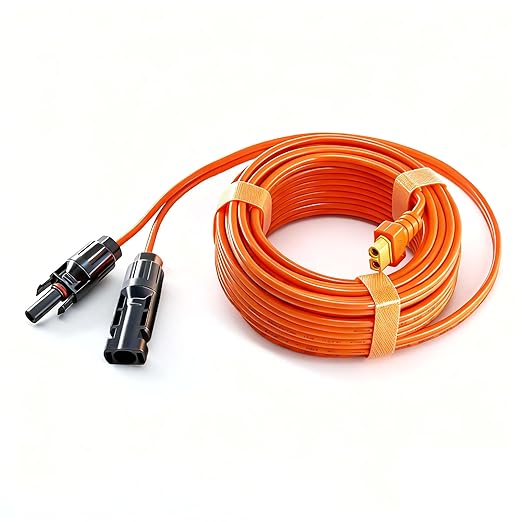 iHaospace XT60 to Solar Connector Cable 10FT/16.4FT/25FT 12AWG, XT60 Extension by iHaospace
