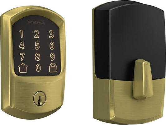 Schlage BE489WB-GRW Encode WiFi Enabled Electronic Keypad Deadbolt by SchlageLockCompany