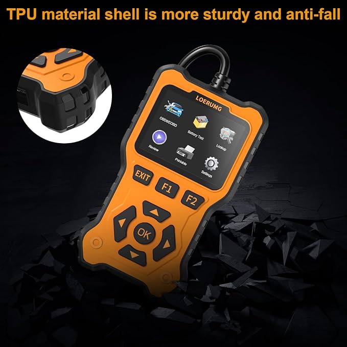 LOERUMG OBD2 Scanner Diagnostic Tool, Enhanced Check Engine Code Reader - Image 7