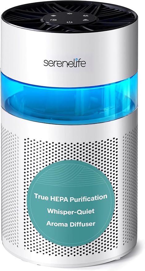 SereneLife Portable Air Purifier | Small Air Purifier by SereneLife