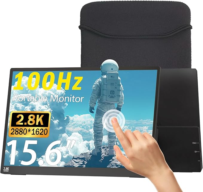 Viyivwine Portable Monitor Touchscreen 15.6" 2.8K Laptop Screen Extender by Viyivwine