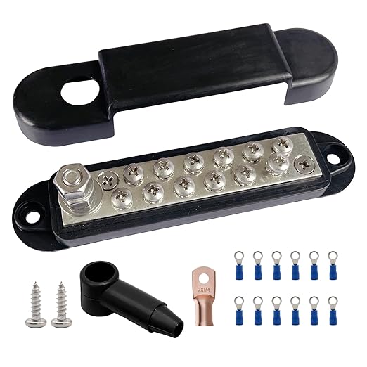 1/4" Stud Power Distribution Block Bus Bar - Image 4