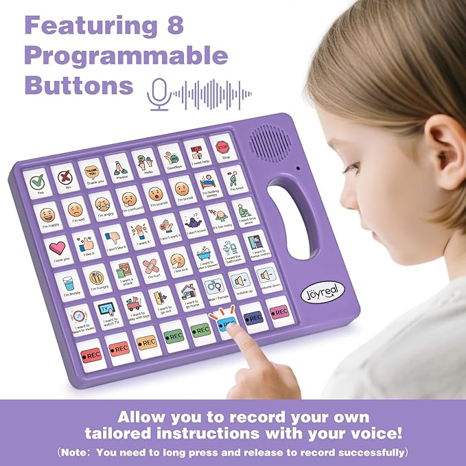 Joyreal AAC Device for Autism, Non Verbal Communication Tools for Speech - Image 4