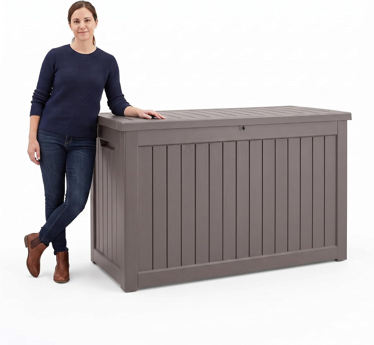 320 gallon extra-large outdoor storage box, waterproof lockable, main product view