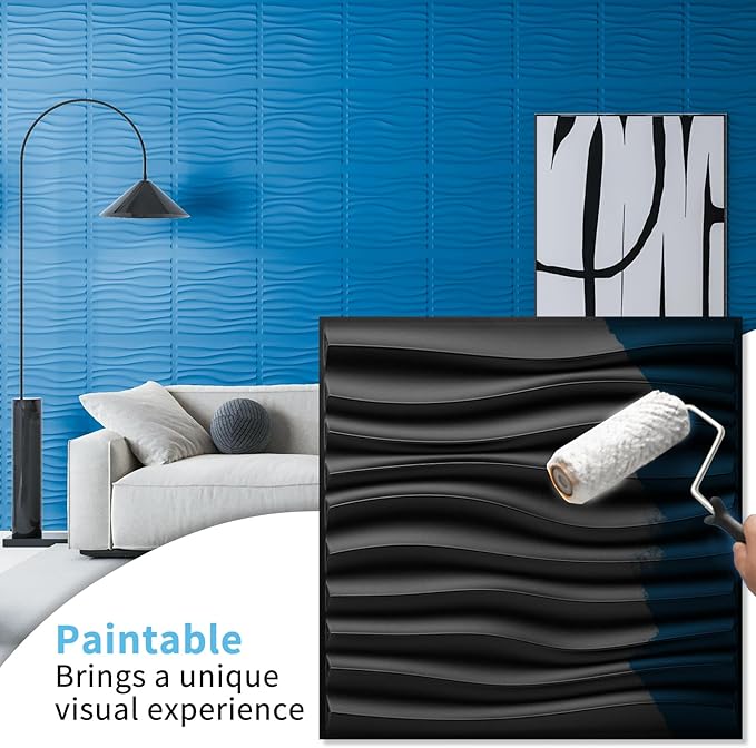Art3d 20 Pack Decorative 3D Wall Panels, 19 Sq.Feet PVC Interior Wall Décor - Image 3