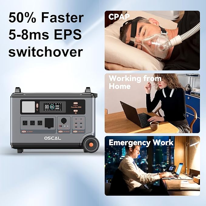 OSCAL 6000 Portable Power Station - Image 5