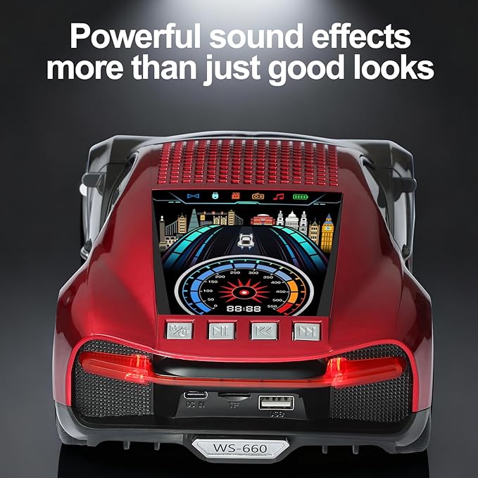 WSTER Luxury Sports Car Model Bluetooth Speaker - Image 4