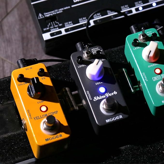 MOOER Yellow Compressor Comp guitar pedal bass compressor, True Bypass guitar - Image 4