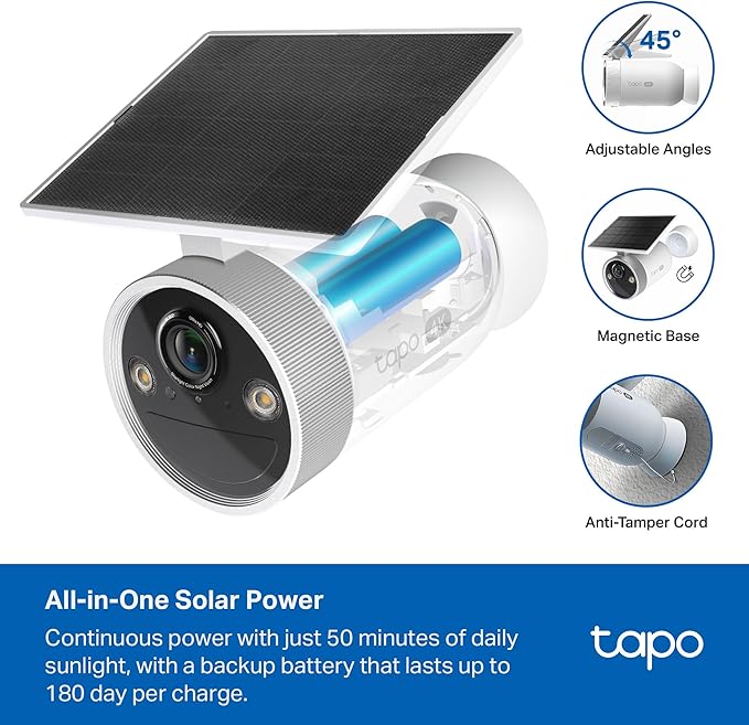 Tapo MagCam 4K Outdoor Wireless Security Camera - Image 2