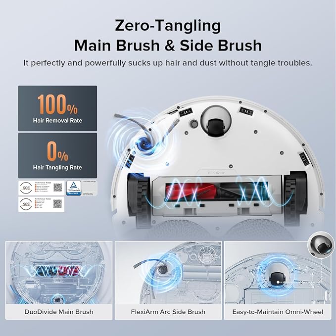 Roborock Qrevo Edge S5A Robot Vacuum and Mop, Zero-Tangling, DuoDivide Main - Image 2