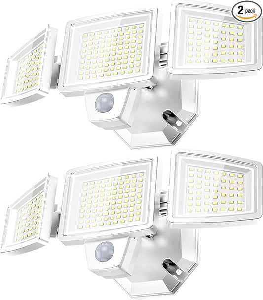 PURICH LED Security Lights Motion Sensor Outdoor Lights, 5000K Daylight by Lightupyourwayhome