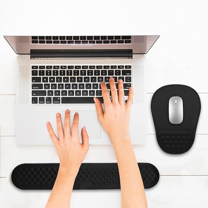 Hasinart Ergonomic Mouse Pad and Keyboard Wrist Rest - Image 6