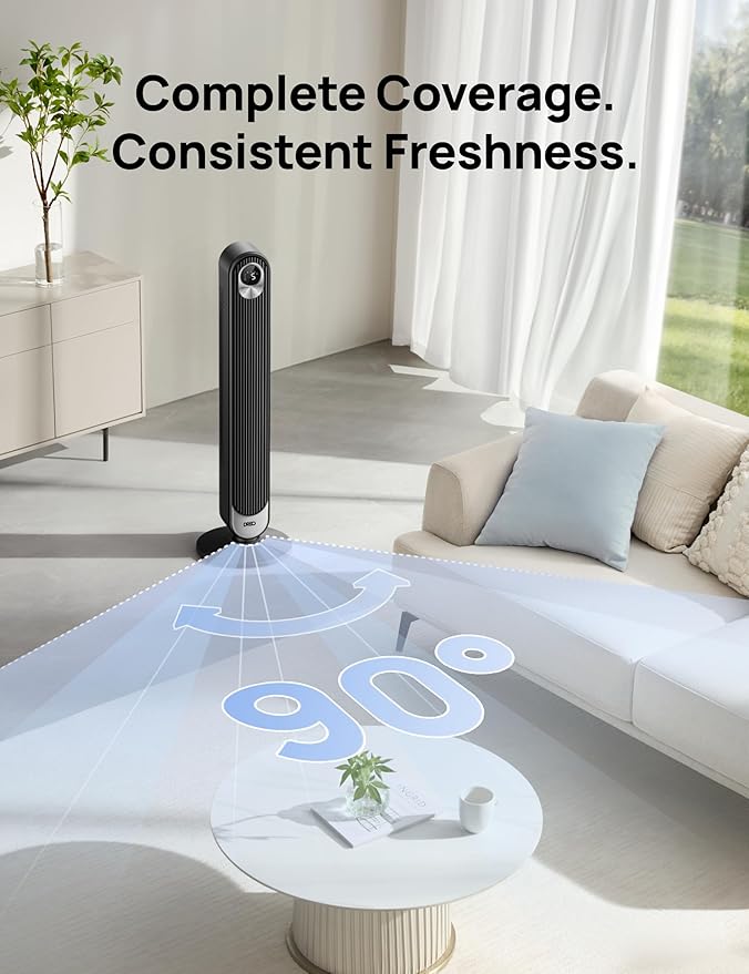 Dreo Smart Tower Fan WiFi Voice Control, Works - Image 6