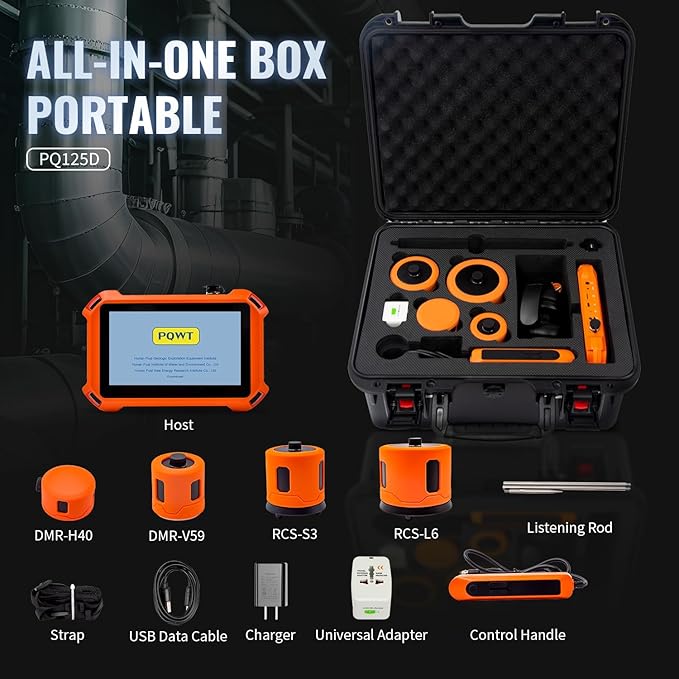 PQWT 125D Indoor&Outdoor Underground Water Leak Detector, Wall & Ground Water - Image 2
