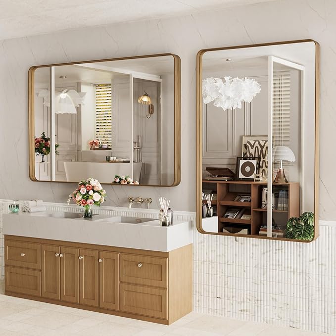 LOAAO 50X30 Inch Bathroom Mirror - Image 4