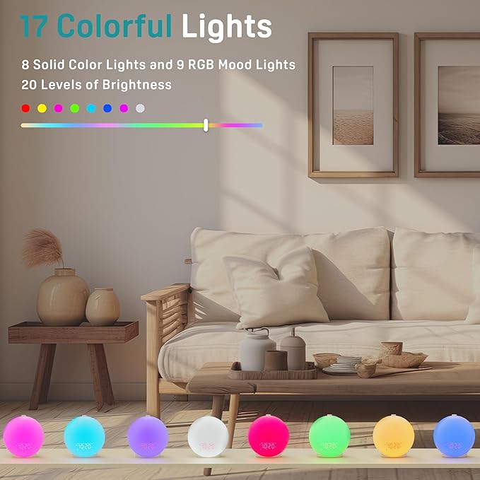 Sunrise Alarm Clock White Noise Sound Machine - Image 6