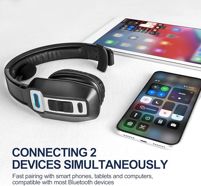 Sarevile Trucker Bluetooth Headset, V5.2 Wireless Headset - Image 5