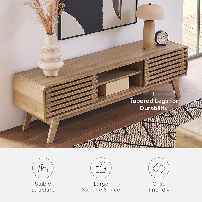 mopio Ensley TV Stand, Mid Century Modern - Image 5