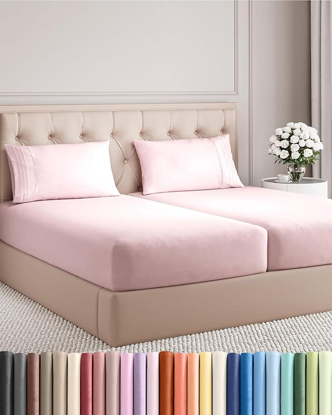 Split King Size 5 Piece Sheet Set by CGKUnlimited