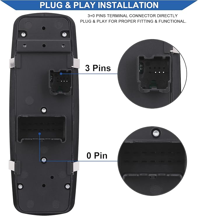 Obaee Window Switch Power Control Button Front Left Driver Side Compatible - Image 3