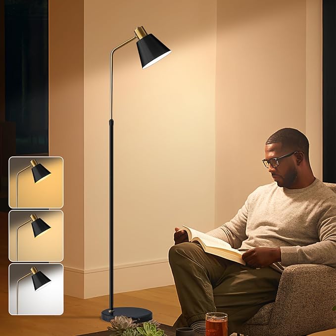 Dimmable Black Vintage Floor Lamps - Image 5