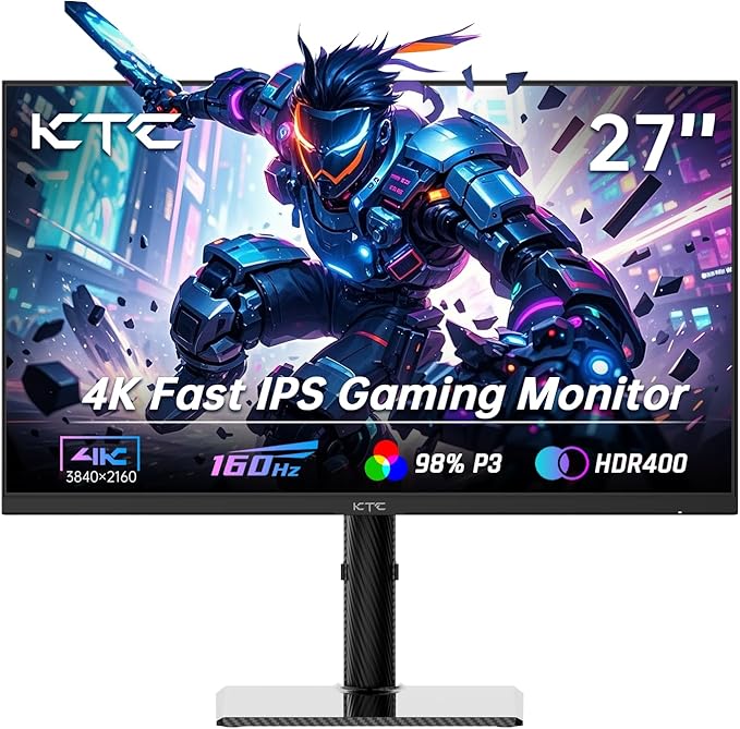 KTC 27 Inch 4K Gaming Monitor, UHD 3840x2160 160Hz Compute Monitor, Fast IPS by KTC