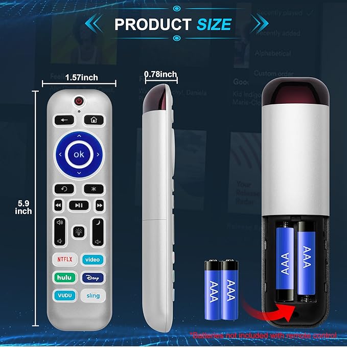 2 Pack Backlit Remote Control Only - Image 7
