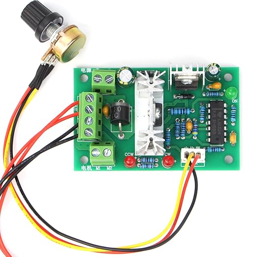 RioRand Upgraded Adjustable DC Motor Speed PWM Controller 10V 12V 24V 30V - Image 7