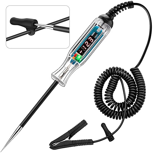 WINAMOO Upgraded 3-72V LED Digital Automotive Circuit Tester, DC Voltage Test by WINAMOO