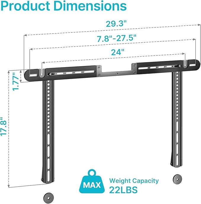 PEGZONE Soundbar TV Mount Compatible - Image 8