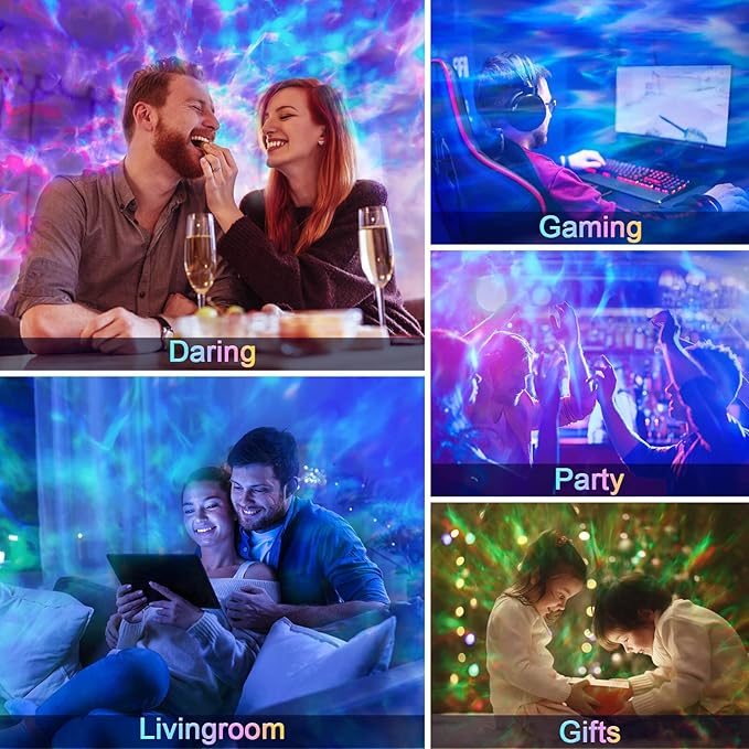 One Fire Upgrade Star Projector Galaxy Light, 15 Colors Night Light Projector - Image 7