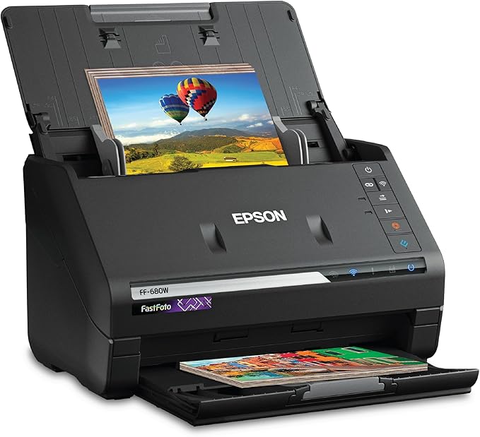 Epson FastFoto FF-680W Wireless High-Speed Photo and Document Scanning System by Epson